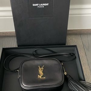 Saint laurent YSL crossbody blogger bag black pre owned